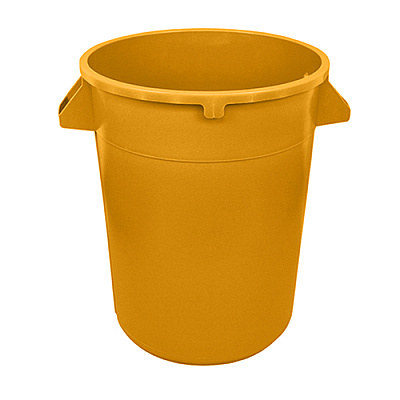 Container Gator Plus 32 Gallon Yellow, Case Of 6 (7732-16)