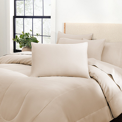 Family Essentials Bed In Bag 7pc - King - Beige, Case Of 6 (BIAB-KG-BG)