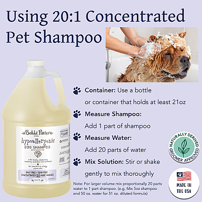 Bobbi Panter Botanicals Hypoallergenic Dog Shampoo Rosemary (1 Gallon), Case Of 4 (BP00057-CS)