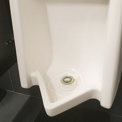 Health Gards Urinal Screen W/non-para Block, Green, Apple, 12/cs, Pack Of 12 (01902)