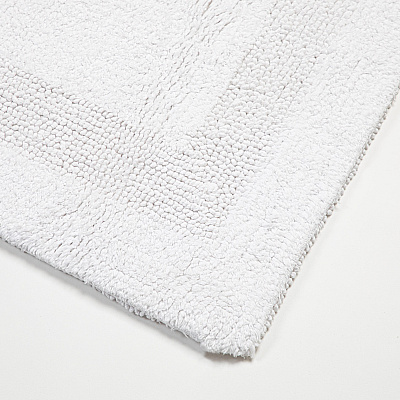 Provence Bath Rug 24x40 White, 1 Each (PROV2440-WH)