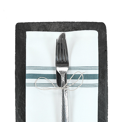Mariposa Bistro Napkin 18x22 Hunter Green Stripe, Pack Of 12 (PNP-BISTRO-HG)