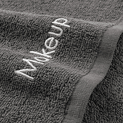Hotel Cotton Makeup Fingertip Towel 11x17 Gray, Case Of 144 (MKUP-1117-GY-CS)