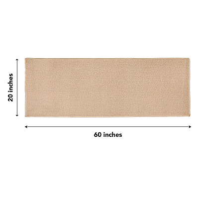 Sloppy Chef Accent Rug 20x60 Taupe, 1 Each (PNP-JKT-20X60-TP)