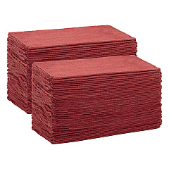 Messy Mechanic Shop Towels 100 Pack 12x14 Red, Case Of 600 (SHOP-100-RD)