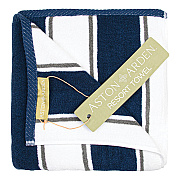 Aston & Arden Pinstripe Beach Towel 35x70 Navy/grey, 1 Each (P-BT-PINSTR-25BGY)