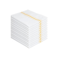 Mariposa Bistro Napkin 18x22 Gold Stripe, Pack Of 12 (PNP-BISTRO-GLD)