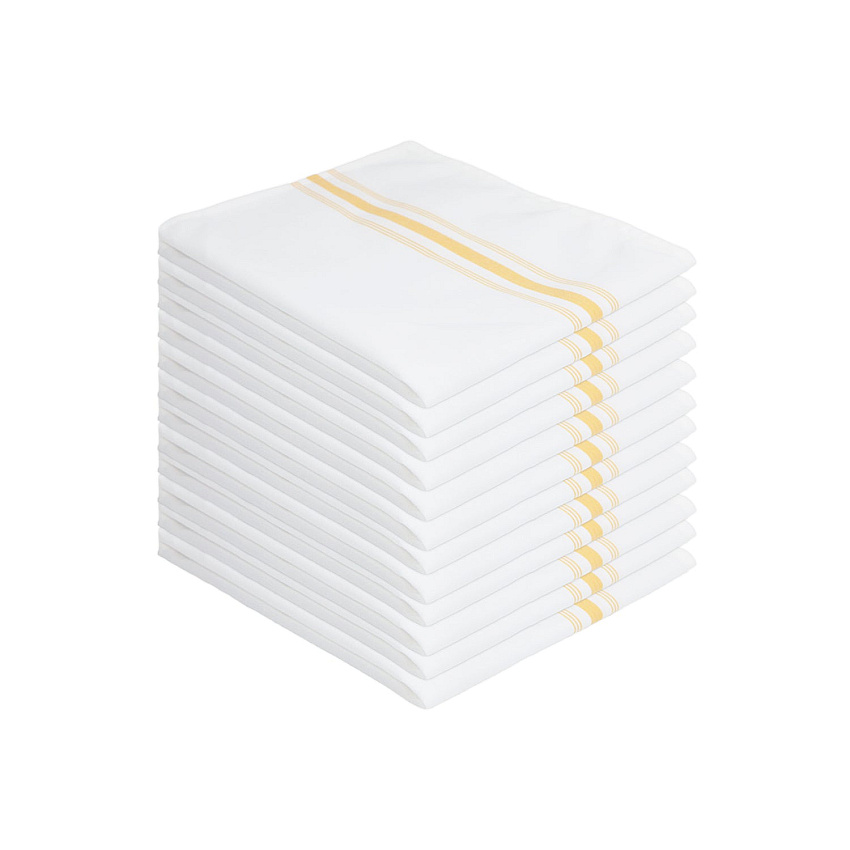 Mariposa Bistro Napkin 18x22 Gold Stripe, Pack Of 12 (PNP-BISTRO-GLD)