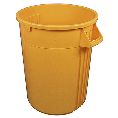 Container Gator Plus 32 Gallon Yellow, Case Of 6 (7732-16)