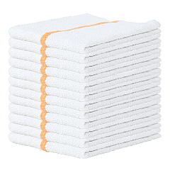 Qwick Wick Bar Mop Towel 30oz Gold Stripe, Case Of 60 (N030-G65-5DZ)