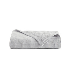Host & Home Cotton Throw Blanket 50x70 Light Gray, 1 Blanket (P-THCOT-5070-LG)