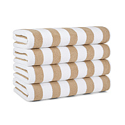 Cali-cabana Beach Towels 30x60 Beige, Pack Of 4 (P-CALICABANA-BGE)