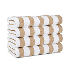 Cali-cabana Beach Towels 30x60 Beige, Pack Of 4 (P-CALICABANA-BGE)
