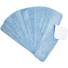 Microfiber Flat Wet Mop - 24", Blue, Pack Of 12 (PNP830024B)