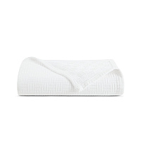 Host & Home Cotton Bed Blanket Twin White, Case Of 4 (BLKT-COT-6890-WH)