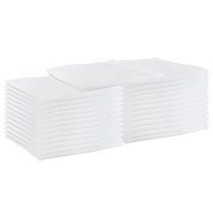 Mariposa Poly Spun Napkin 20x20 White, Pack Of 25 (PNP-NAP-W-25)
