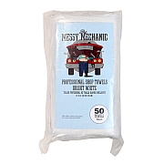 Messy Mechanic Shop Towels 50 Pack 12x14 White, Case Of 300 (AT-WST50-BG-CS)