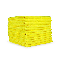 Microfiber Cloth 200 Gsm 16x16 Half-fold Yellow 12 Bg 15 Bg Cs, Pack Of 12 (MFC2001616YE)