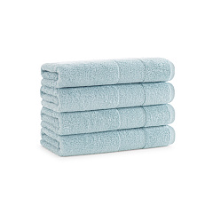Aston & Arden Solid Turkish Hand Towel 18x32 Sterling Blue, Pack Of 4 (PNP-HT-TS1832-54-SBL)