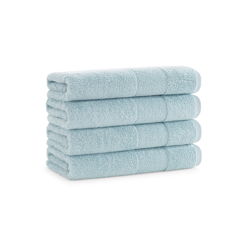 Aston & Arden Solid Turkish Hand Towel 18x32 Sterling Blue, Pack Of 4 (PNP-HT-TS1832-54-SBL)