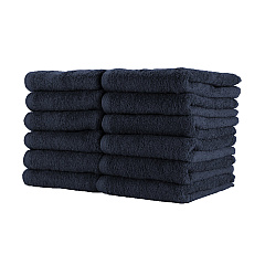 Cotton Jr. Salon Towel 16x27 Navy, Case Of 180 (BBJ-1627-2.5NVY-CS)