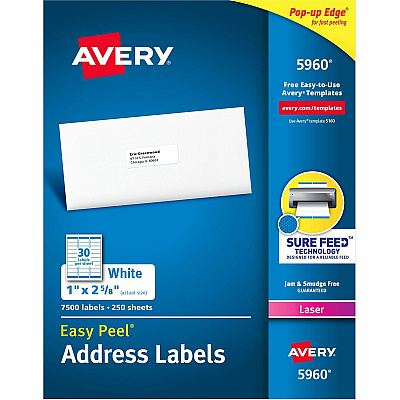 Avery Easy Peel Address Labels (AVE5960)