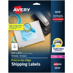 Avery Print-to-the-Edge Shipping Labels (6878)