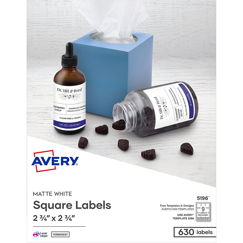 Avery 3-1/2" Diskette Labels (AVE5196)