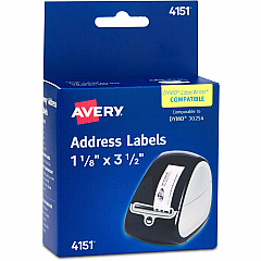 Avery Direct Thermal Roll Multipurpose Labels (AVE4151)