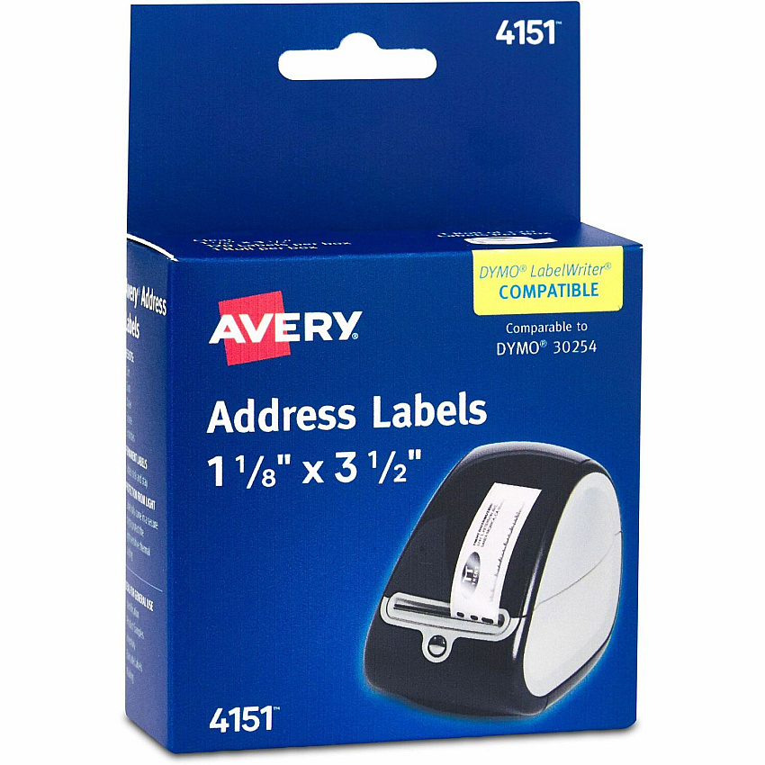 Avery Direct Thermal Roll Multipurpose Labels (AVE4151)