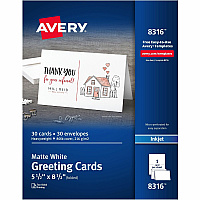 Avery Half-fold Greeting Cards (AVE8316)