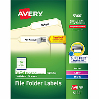 Avery TrueBlock File Folder Labels (AVE5366)