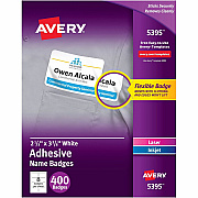 Avery Adhesive Name Badges (AVE5395)