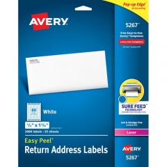 Avery Easy Peel Mailing Laser Labels (5267)