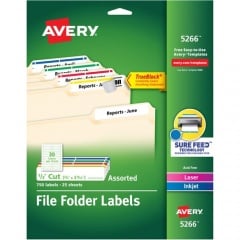 Avery TrueBlock File Folder Labels (5266)