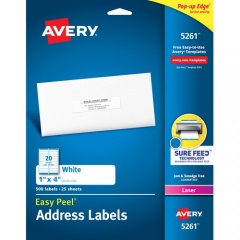 Avery Easy Peel Address Labels (5261)
