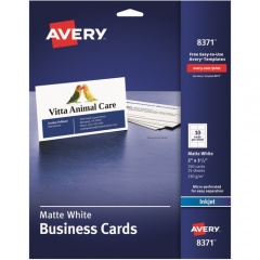 Avery Inkjet Business Card - White (8371)
