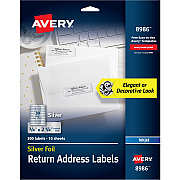Avery Gold Foil Mailing Labels (AVE8986)