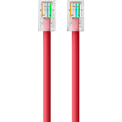 Belkin Lan Utp Cat 5e Patch Cabl 4pair; Rj45m/m (A3L79125RED)