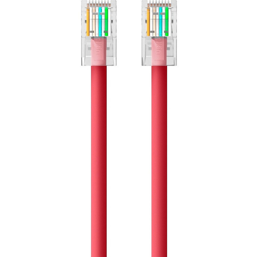 Belkin Lan Utp Cat 5e Patch Cabl 4pair; Rj45m/m (A3L79125RED)