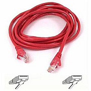 Belkin Cat5e Snagless Patch Cbl; Rj45m/rj45m (A3L79103REDS)