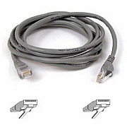 Belkin 5ft Cat5e Snagless Patch Cable Gray (A3L79105S)