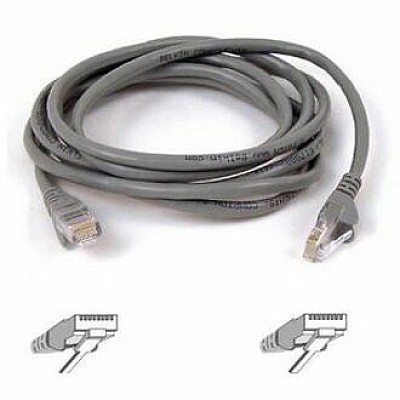 Belkin 5ft Cat5e Snagless Patch Cable Gray (A3L79105S)