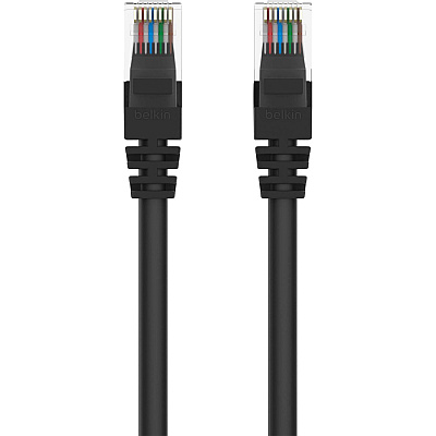 Belkin 4ft Cat5e Snagless Patch Cable Black (A3L79104BLKS)