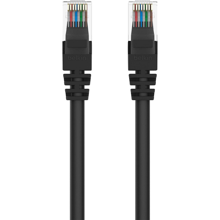 Belkin 4ft Cat5e Snagless Patch Cable Black (A3L79104BLKS)