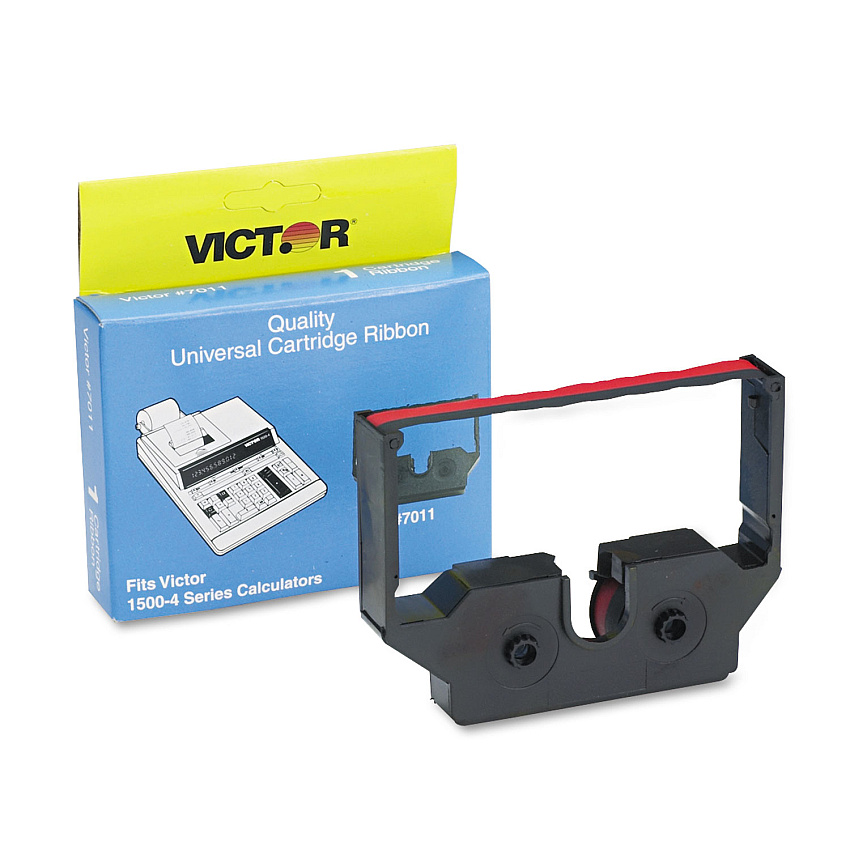 Victor 7011 Ribbon, Black/Red