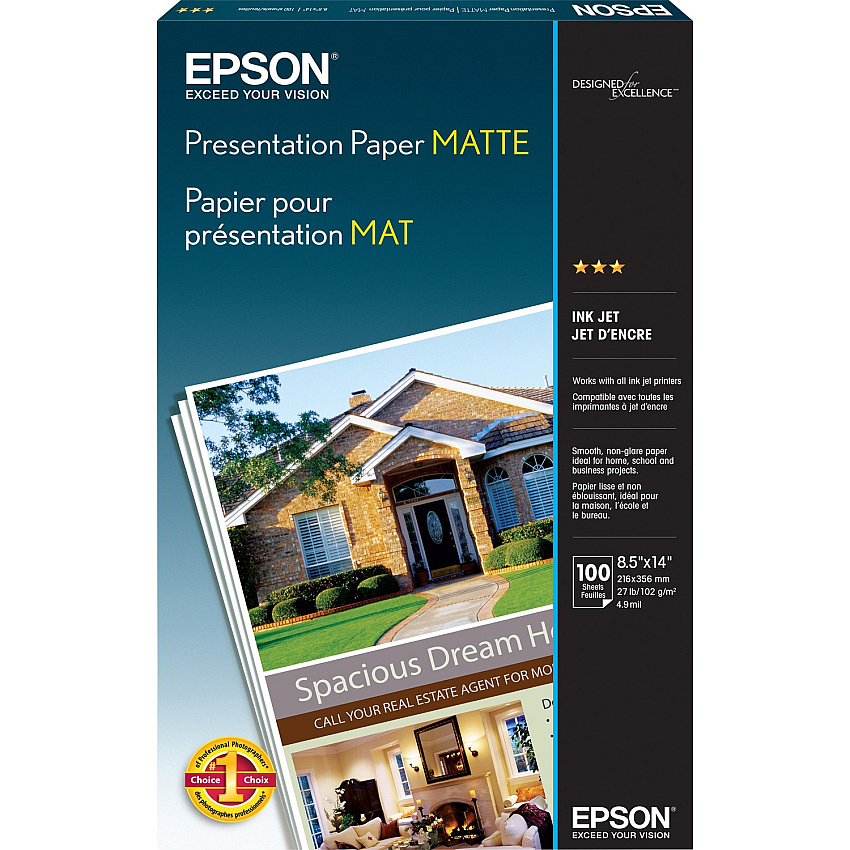 Epson Matte Presentation Paper - White (EPSS041067)