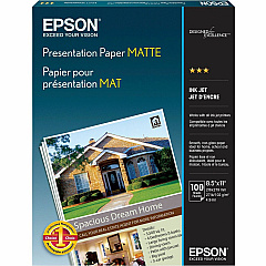 Epson Matte Inkjet Presentation Paper - White (EPSS041062)