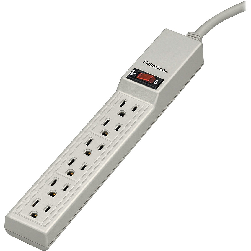 Fellowes 6 Outlet Power Strip (FEL99000)