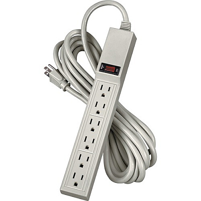 Fellowes 6 Outlet Power Strip with 15' Cord (FEL99026)